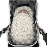 Baby nest merino wool with blanket Pearl