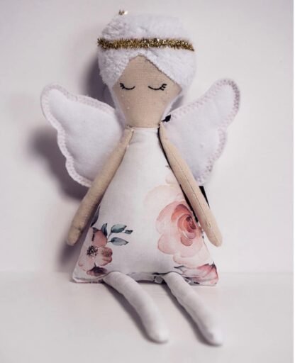 Poupée en tissu ange 35 cm Rose Garden Girl