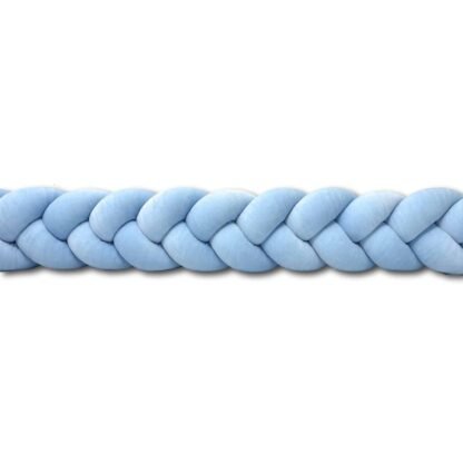 Bettschlange Velours Light Blue – Bild 2