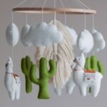 Baby mobile llama