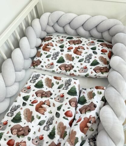 Bettschlange Velours Grey – Bild 4