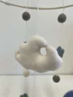 Baby Mobile Cloud Handmade - Image 3