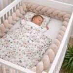 Tour de lit tresse beige