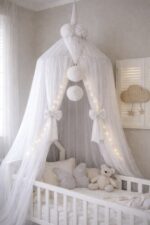 Baldachin Tüll Weiss Hauptbild