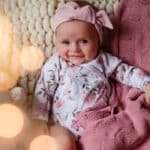 Coperta per neonati in bambù Conchiglie Rosa - immagine 3