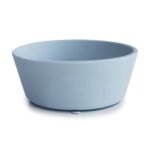 Mushie Silicone Bowl with Suction Cup Powder Blue