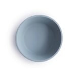 Mushie Silicone Bowl with Suction Cup Powder Blue - Image 2