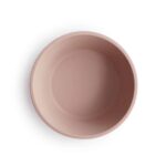 Mushie Silicone Bowl with Suction Cup Blush - Image 2