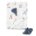 Set Swaddle Baby Blanket et Oreiller Retro Toys