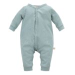 Ensemble bébé barboteuse et bonnet Blue Water -(0-6M)