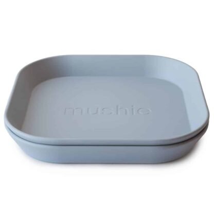 Mushie square plate set of 2 Cloud - Image 2
