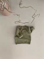 Baby knit sweater green