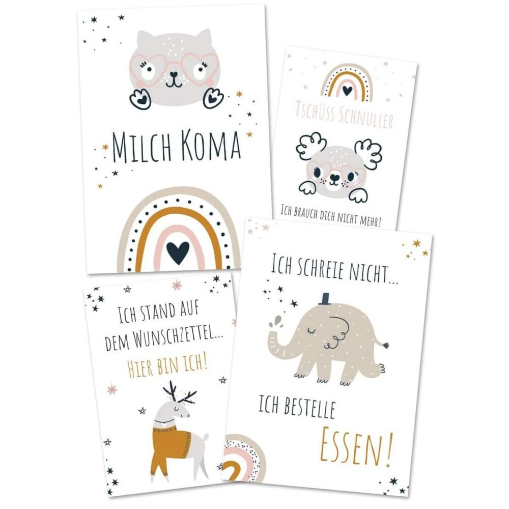 Milestone cards baby