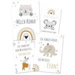 Carte di pietra miliare bambino