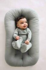 Snuggle Babynest Lounger Slate