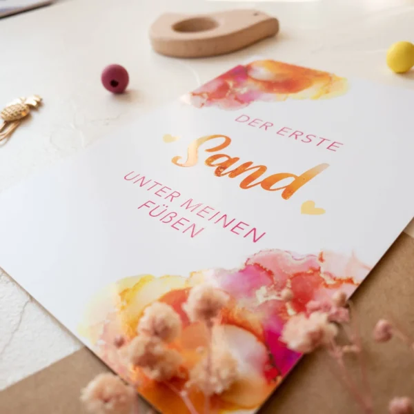 Carte Milestone Baby Dream Design