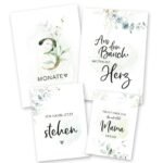 Milestone cards baby