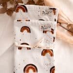 Set di lenzuola per bebè 2 pezzi The Angel - Arcobaleno