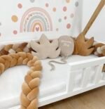 Letto serpente velluto cannella - immagine 2