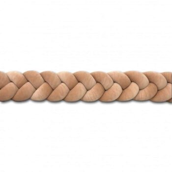 Bettschlange Velours Caramel