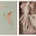 Maileg Tooth Fairy Mouse in Matchbox - Rose