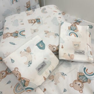 Complete set of 5 premium teddy bears