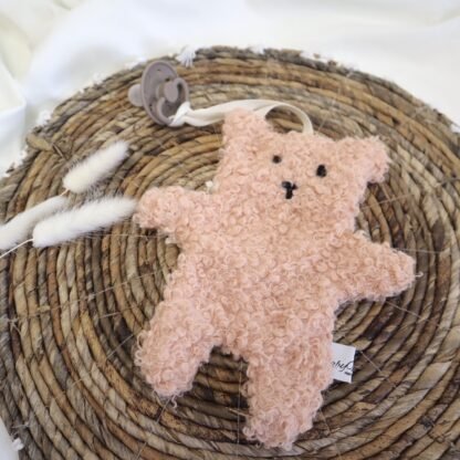 Attache-tétine Teddy Caramel – Image 2