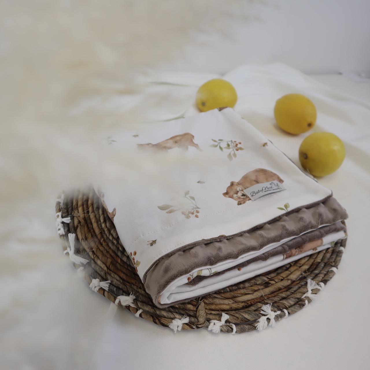 Kuscheldecke Minky Happy Bears Kuscheldecke Minky Happy Bears