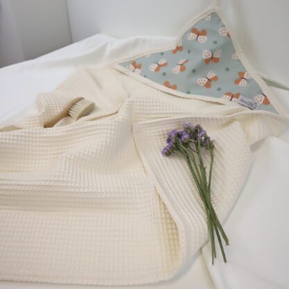 Baby Kapuzenhandtuch Butterfies - immagine 3