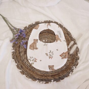 Lätzchen| GOTS Baumwolle & Waffle|Happy Bears Hauptbild