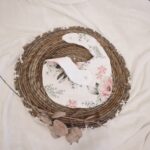 Lätzchen| GOTS Baumwolle & Waffle|Begonia Flowers – Bild 2