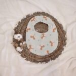 Bib| GOTS Cotton & Waffle|Butterflies