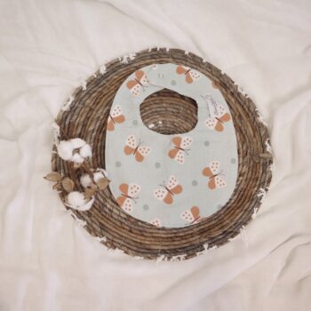 Lätzchen| GOTS Baumwolle & Waffle|Butterflies Hauptbild