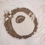 Bavoir | Coton et gaufré GOTS | Feuilles d'eucalyptus – Image 2