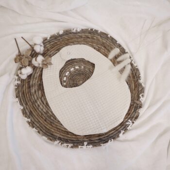 Lätzchen| GOTS Baumwolle & Waffle| Eucalyptus Leaves Zusatzbild-1