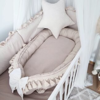 Babynest Boho| Romantic waffle pique | beige