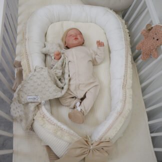 Babynest Boho|Waffelpique| Beige
