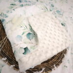 Coperta morbida | Cotone e minky di prima qualità | Eucalipto - immagine 2