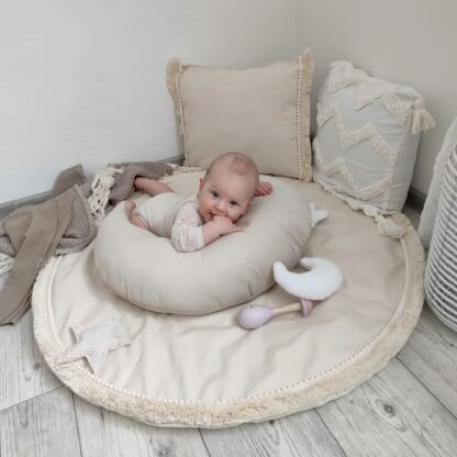 Baby Blanket | Game Mat | Boho beige