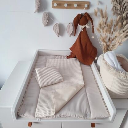 Utensilo Wickeltisch Korb Boho – Bild 2