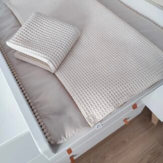 Wickelauflage Boho inklusive abnehmbare wasserdichte Unterlage |Beige
