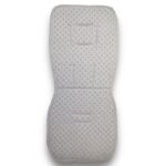 Cuscino per passeggino e cuscino antiurto | Tessuto di cotone e minky di prima qualità | Orsetto - immagine 3