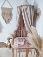 Babyschlafsack mit Kissen aus Velours |TOG 2.5| Steckkissen | Altrosa – Bild 2