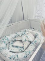 Set di 4 nidi per neonati Premium Premium Eucalyptus - immagine 5