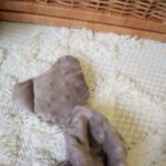 Schmusetuch |Minky|Cappuccino Bär – Bild 2