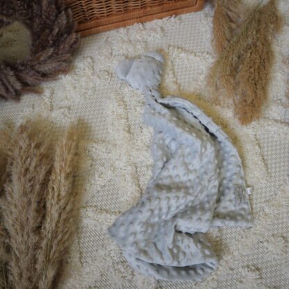Doudou Minky Ours Gris – Image 3