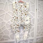 Baby Sleeping Bag Onesie | Premium Muslin | Bouquet | 6-12M - Image 2