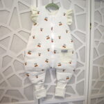 Babyschlafsack-Overall | Premium Musselin | Cherry|6-12M