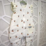 Tutina sacco nanna per neonati | Mussola premium | Ciliegia | 12-36 mesi - immagine 2