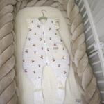 Babyschlafsack-Overall | Premium Musselin | Cherry|6-12M – Bild 2